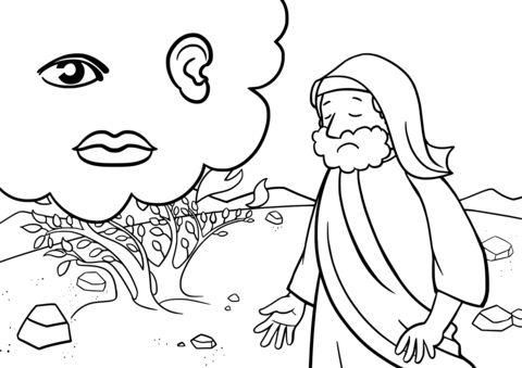 God Will Help You To Speak And Will Teach You What To Say Coloring Page